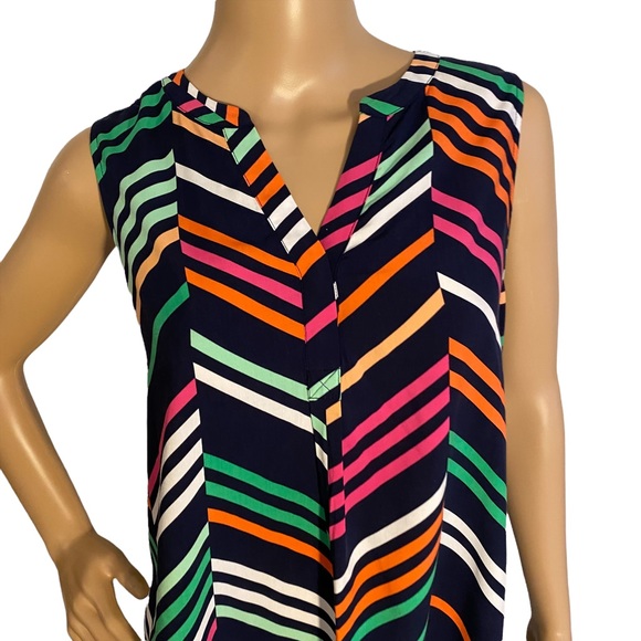 ๐ CROWN & IVY | STRIPED SLEEVELESS TOP SZ PL - Picture 7 of 16